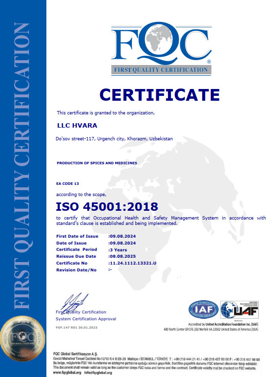 ISO 45001:2018