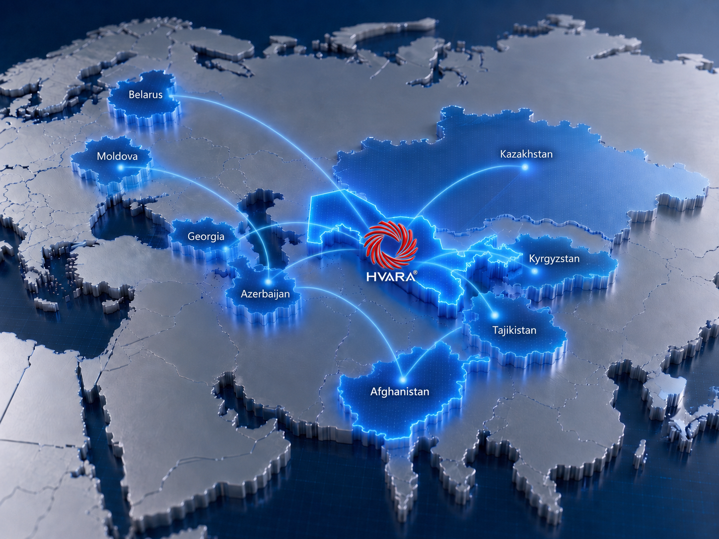 География поставок HVARA